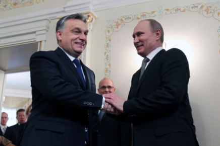 Orban i Putin fot.EUROPRESS GETTY IMAGES, SASHA MORDOVETS